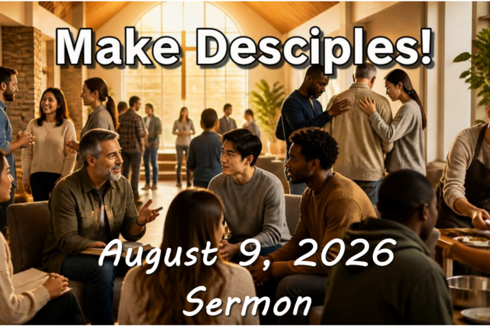 Make Disciples: Week 2 (August 9 2026) Sermon